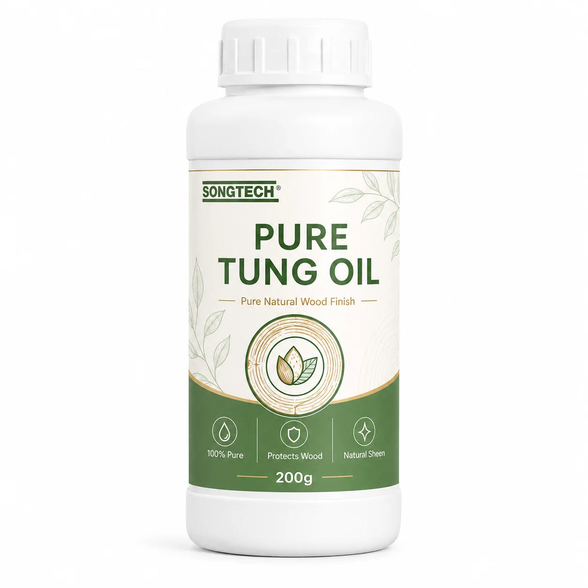 Natural Tung Oil Wood Finish – Food-Safe Protection for Cutting Boards, Butcher Block, Furniture & Outdoor Timber – 7 oz | Thomler