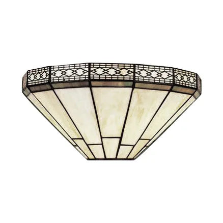 Wall Lamp Glass Mosaic E27 Blue Pastel Green Vintage Bedroom Hallway Ambient Lighting Fixture | Thomler