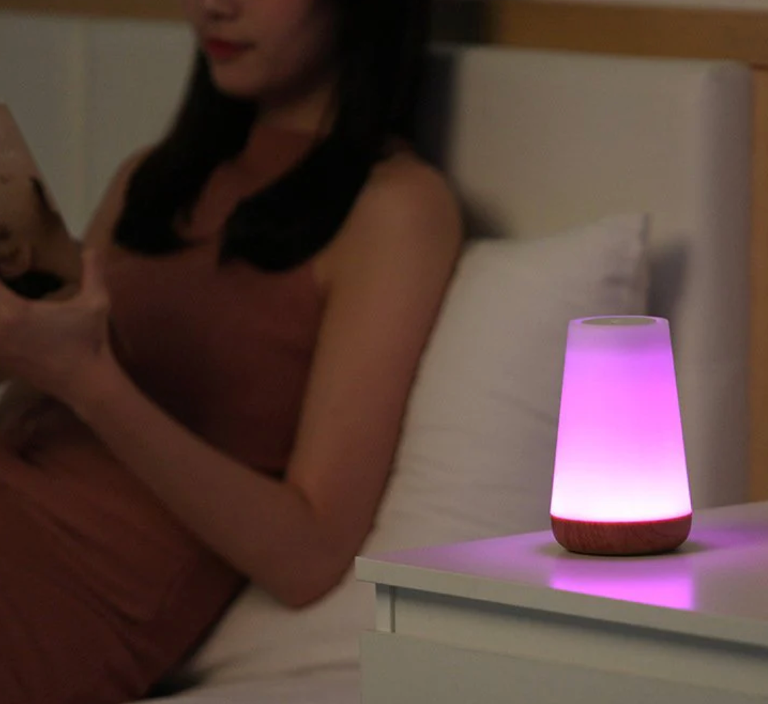 Cordless RGB Color-Changing Night Light with Remote Control – Touch Sensor LED Mood Lamp for Bedroom, Living Room & Nursery | Thomler