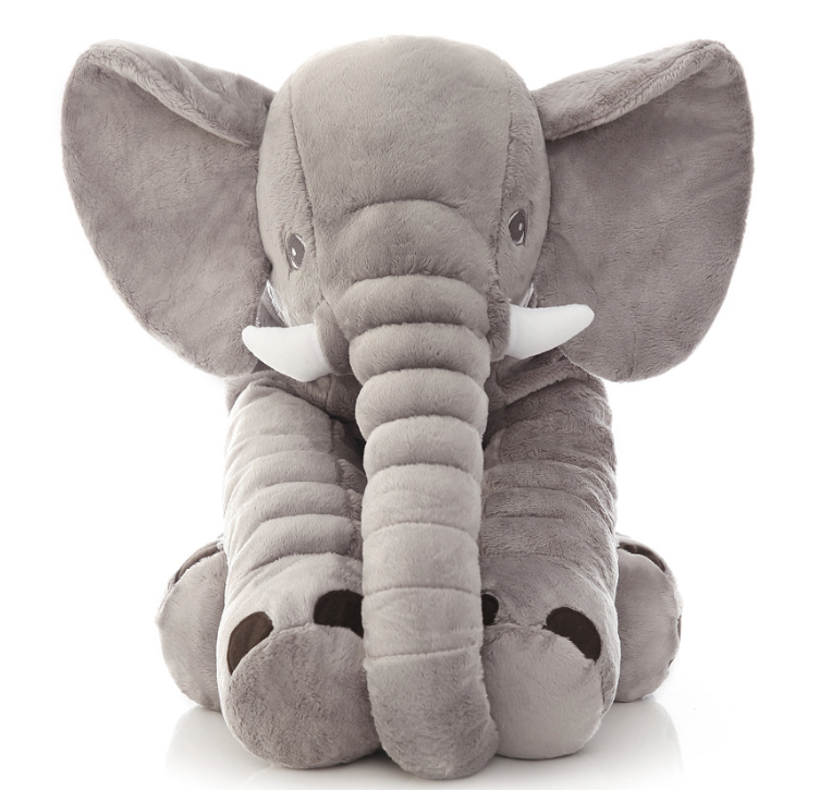 Plush Elephant Nursery Pillow for Babies & Toddlers – Soft Cuddle Cushion for Nap Time, Play & Decor | Thomler