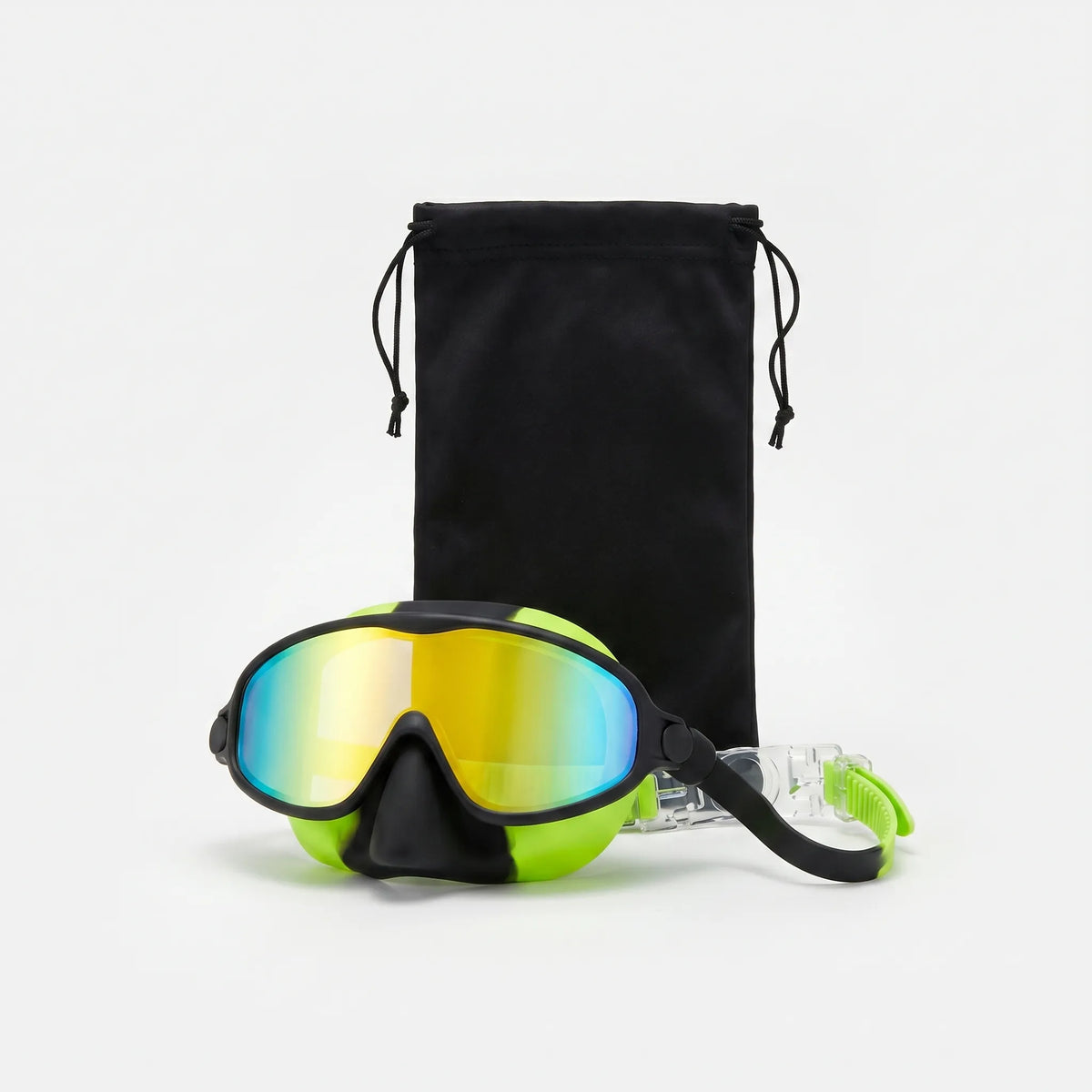 Kids Swimming Goggles with Full Face Coverage & Nose Guard for Learn-to-Swim, Pool Training | Thomler