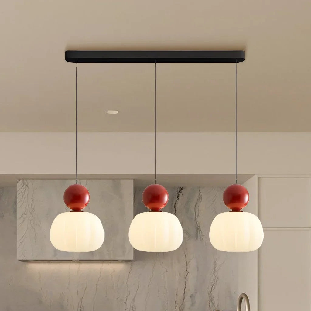 Pendant Light Metal G9 5W 27.6 in Cream Ceiling Dining Room Kitchen Island Hanging Fixture Modern Art Deco Lighting | Thomler
