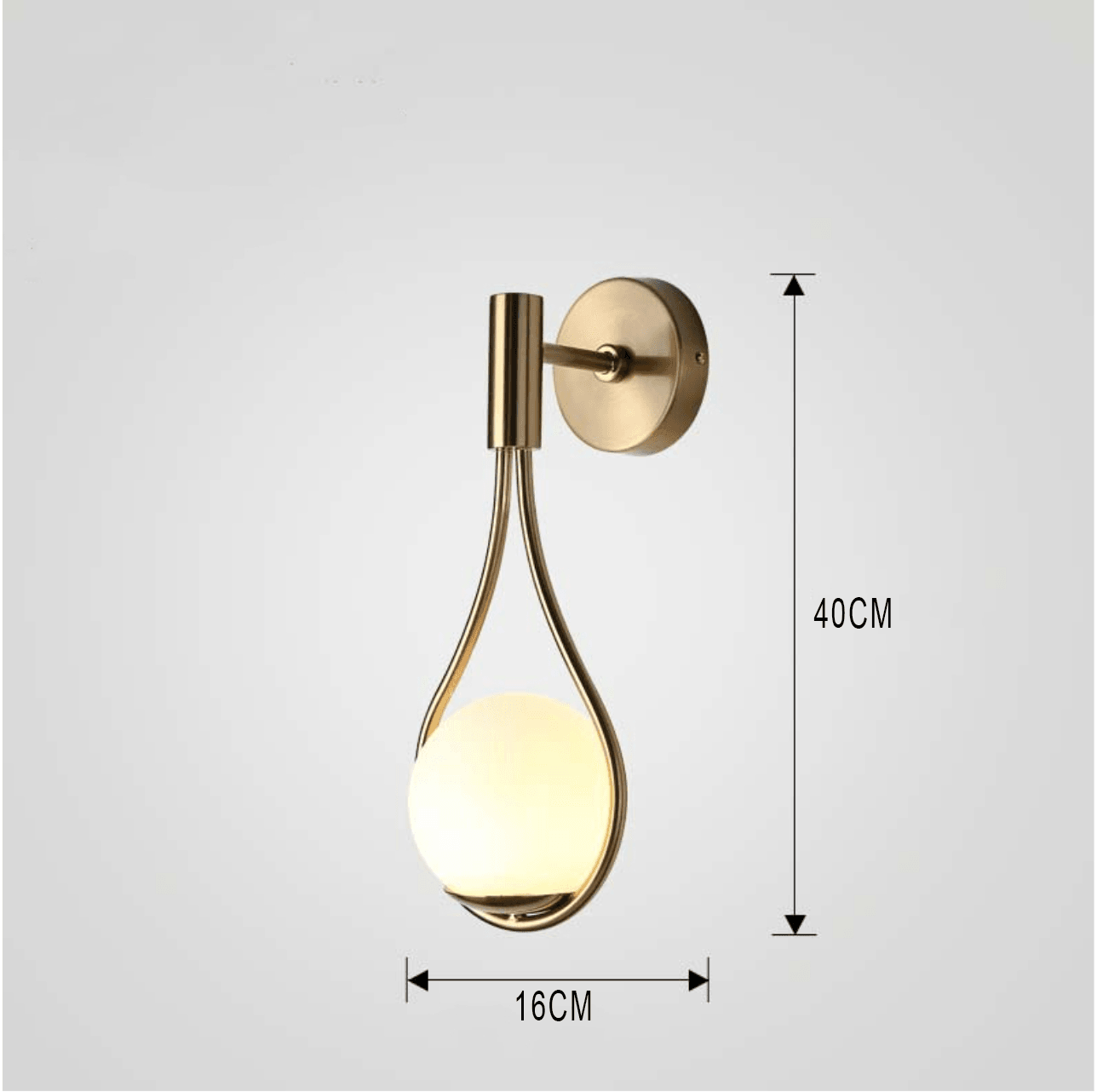 Metal Wall Sconce Minimalist Lamp Gold Black Silver Finish Hardwired Fixture Bedroom Hallway Living Room Dining Room Sconce | Thomler