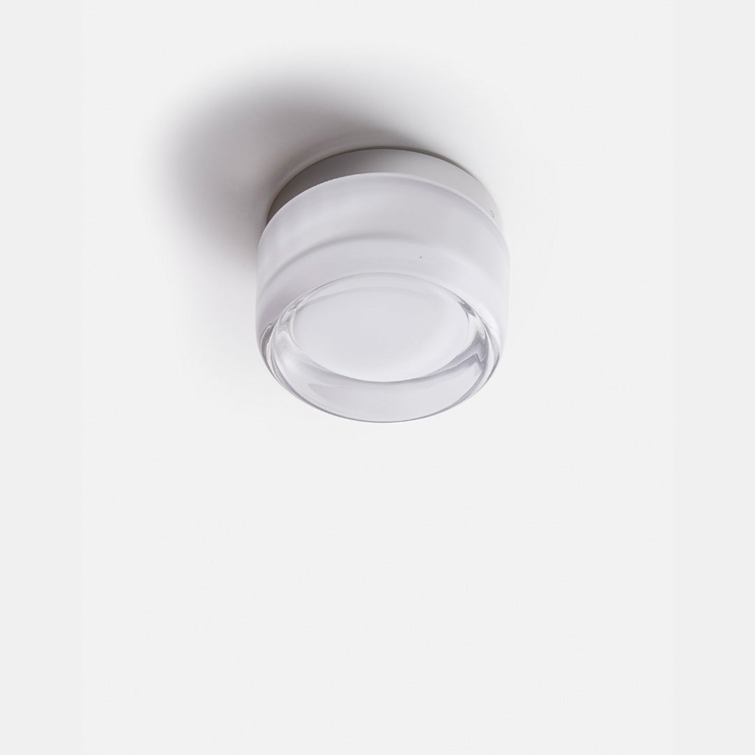 LED Wall Sconce Light – Acrylic Aluminum Button-Switch Fixture for Bedroom Bathroom Hallway – Ambient Glow Ceiling Mounted | Thomler