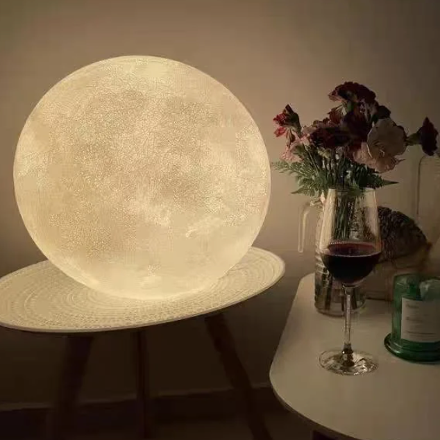 Floor Lamp Acrylic 16 in Adjustable Moonlight Living Room Bedroom Decorative LED Ambient Light | Thomler
