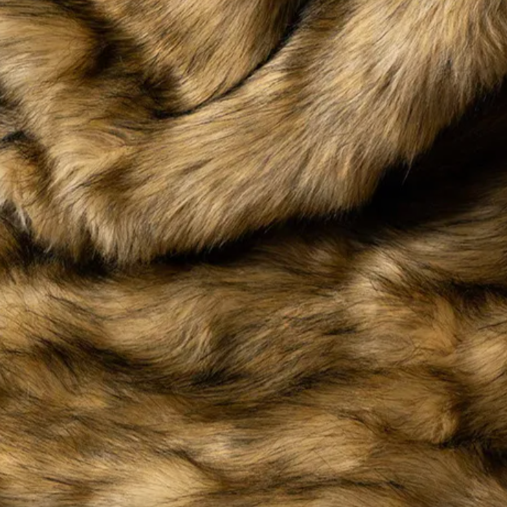Throw Blanket Faux Fur 80 in x 60 in Luxury Living Room Sofa Bed Decorative Cozy Throw | Thomler