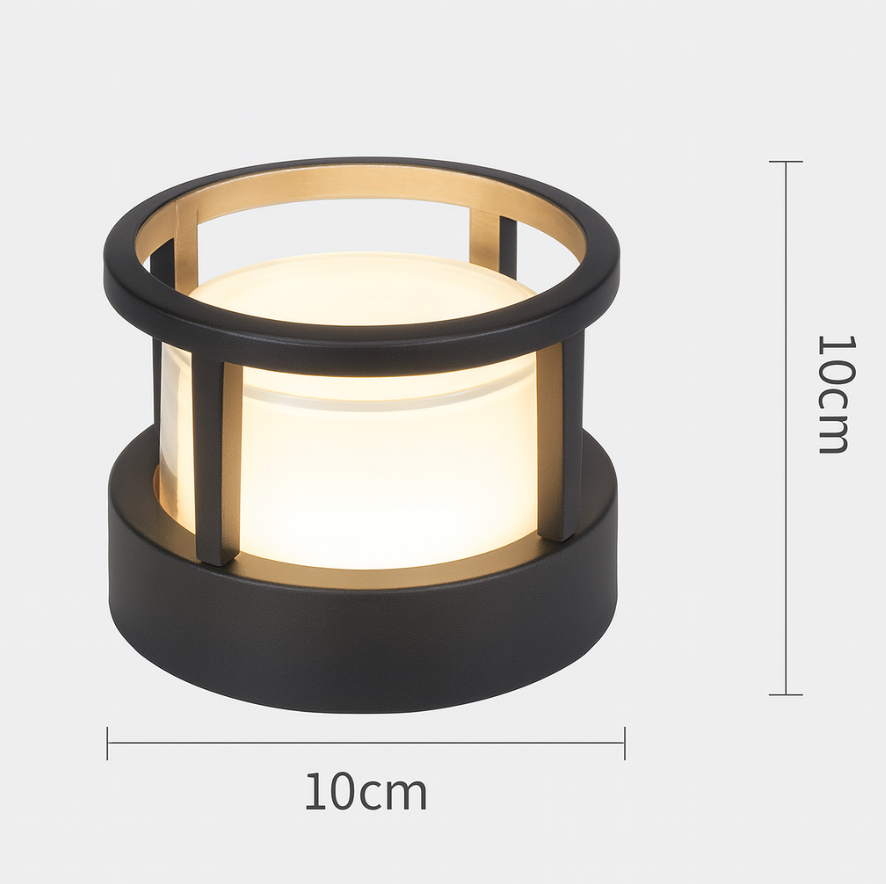 Weatherproof LED Exterior Sconce – Geometric Aluminum Fixture for Porch Patio Entry | Thomler