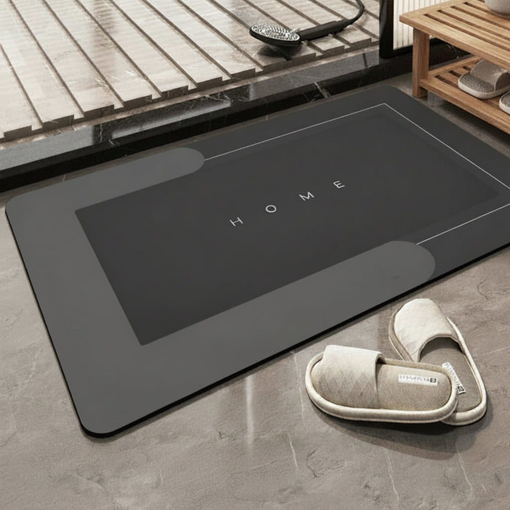 Absorbent Stone Bath Mat – Instant-Dry Non-Slip Bathroom Floor Pad | Thomler