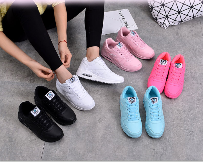 Women's Cushioned Athletic Sneakers – Lightweight Breathable Running Shoes with Air Sole & Anti-Slip Grip for Walking, Gym, Jogging | Thomler