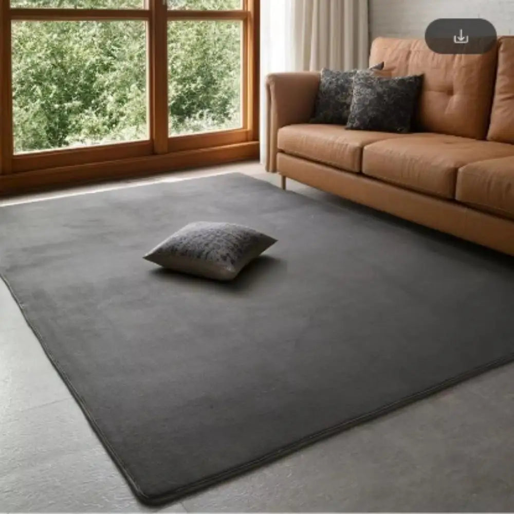 Plush Velvet Area Rug with Non-Slip Backing for Living Room, Bedroom & Kids Play | Thomler