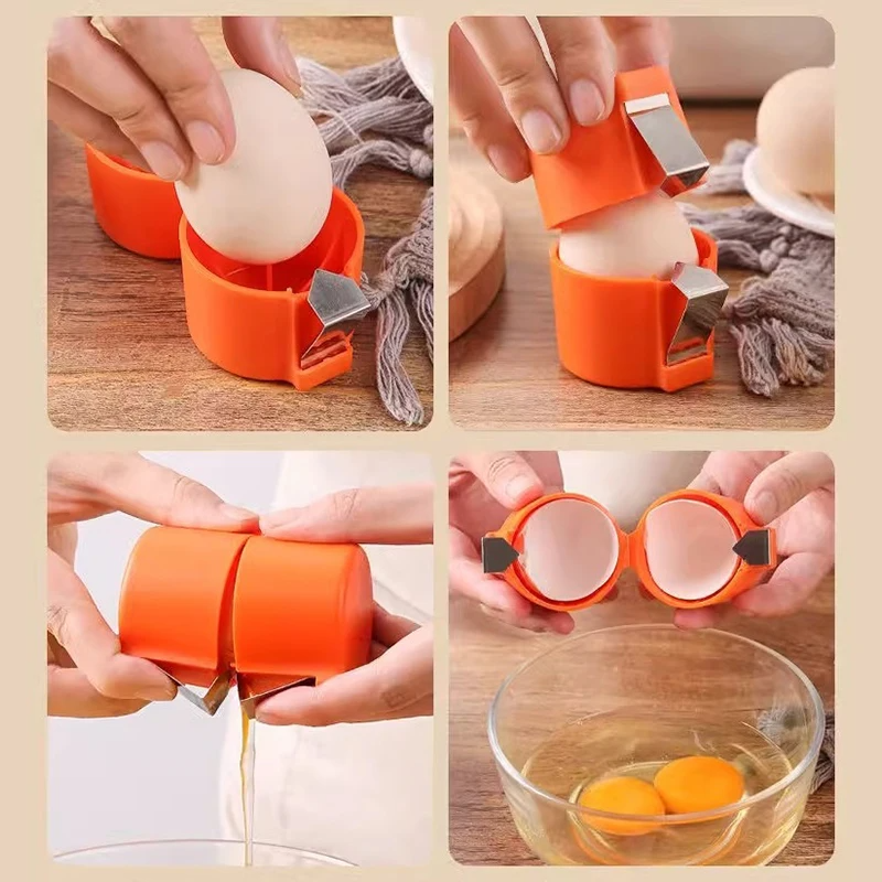 Handheld Egg Cracker and Yolk Separator Tool for Baking and Cooking | Thomler