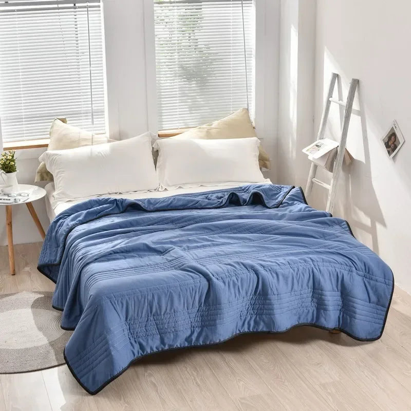 Cooling Weighted Blanket for Hot Sleepers – Breathable Summer Sleep Comforter for Adults & Teens | Thomler