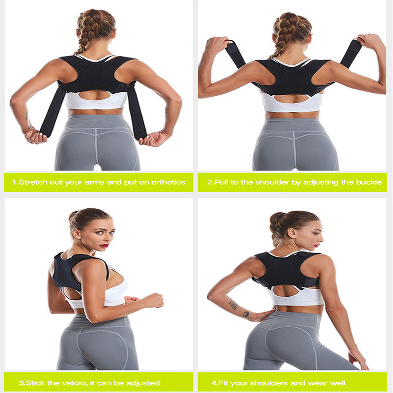 Adjustable Posture Corrector Brace for Back and Shoulder Support – Ergonomic Alignment Aid for Daily Wear and Office Use | Thomler