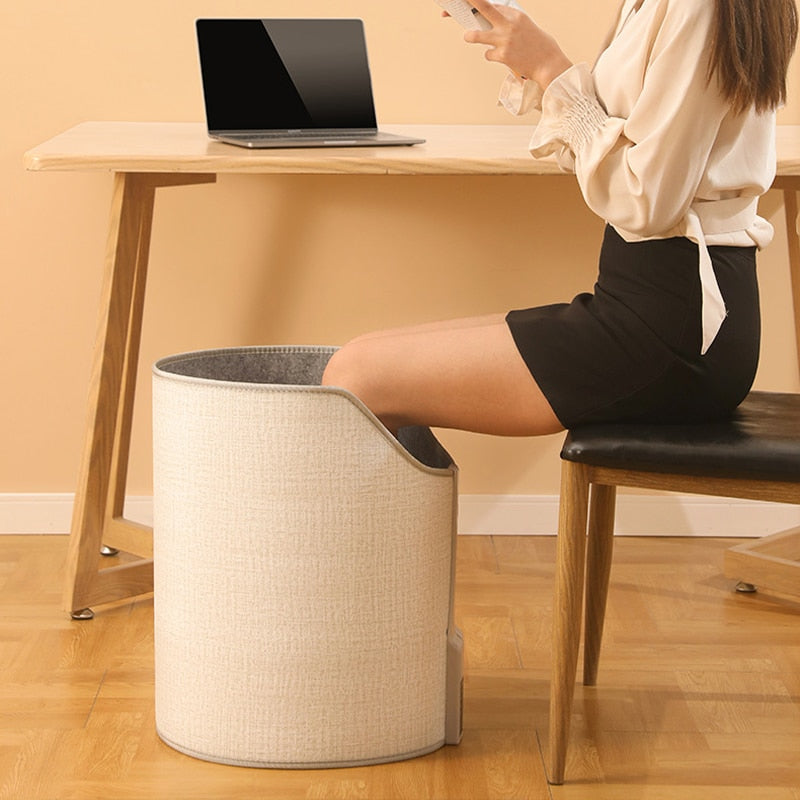 Under-Desk Foot Warmer with 4-Speed Heat Control & Auto Shutoff – Keep Legs Warm at Work or Home | Thomler