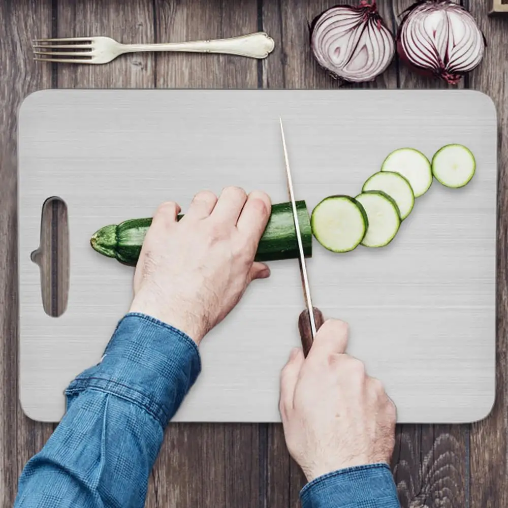 Titanium-Coated Professional Cutting Board – Scratch-Resistant, Dishwasher-Safe Kitchen Prep Surface for Meat, Vegetables & Fruit | Thomler