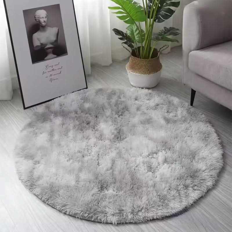 High-Pile Shag Area Rug – Soft Floor Mat for Bedrooms, Living Spaces & Nurseries – Non-Slip Backing – Contemporary Home Decor Accent | Thomler