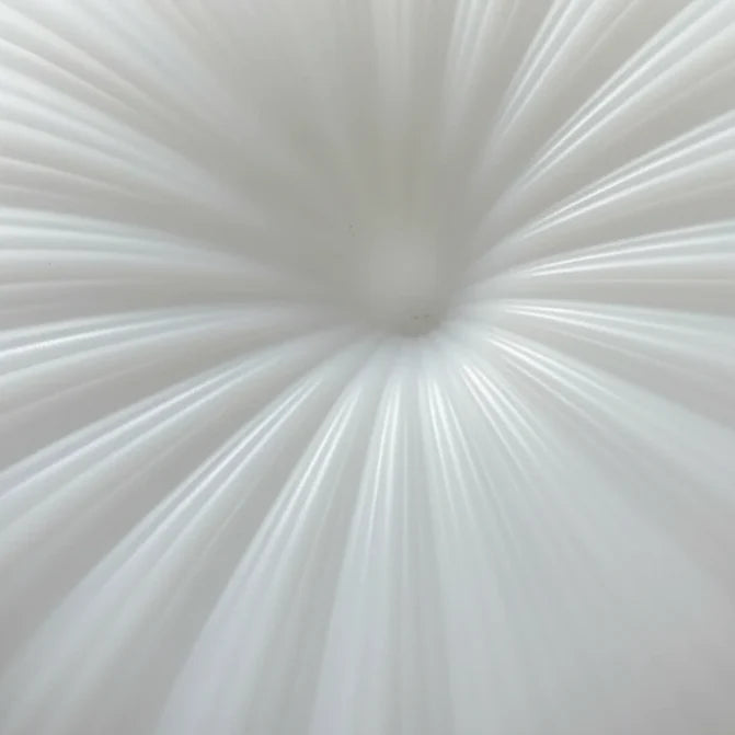 Radial Pleated Flush Mount LED Ceiling Light – Modern Sculptural Fixture for Bedroom & Entryway | Thomler