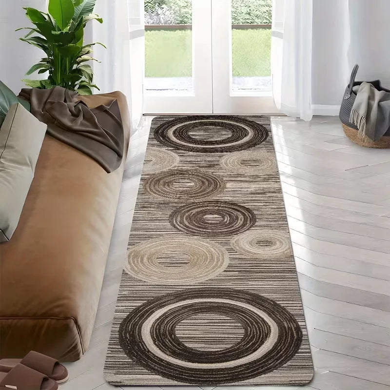Moroccan Geometric Hallway Runner Rug with Non-Slip Backing for Entryway Kitchen Bedroom Living Room | Thomler