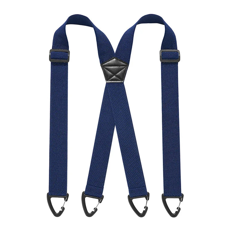 Adjustable Work Suspenders with Metal Clips – X-Back & Y-Back Designs for Men | Thomler