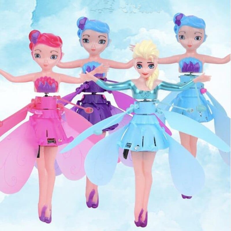 Flying Fairy Doll – Hand-Controlled Hovering Toy with Light-Up Wings for Girls & Boys – Interactive Flight Play | Thomler