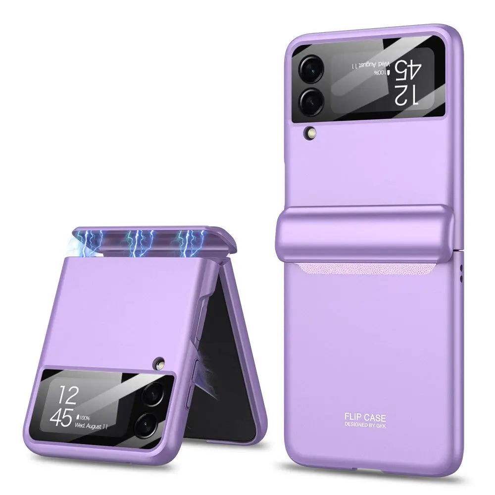 Galaxy Z Flip 4 Heavy-Duty Protective Case – Full-Coverage Shell with Wireless Charging Support & Impact-Resistant Corners for Samsung | Thomler