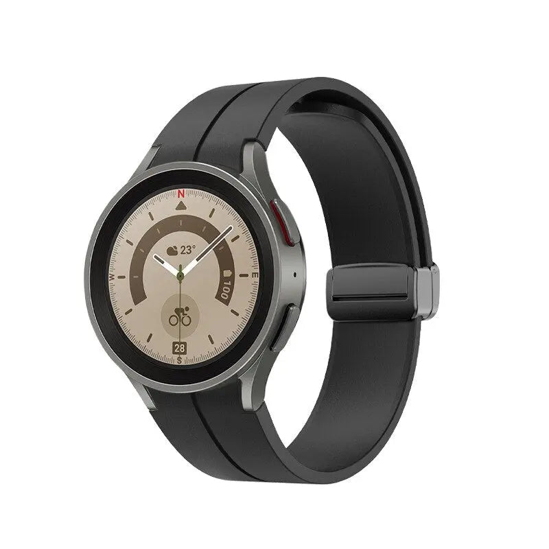 Silicone Sport Strap for Samsung Galaxy Watch 4, 5, 6 – Adjustable Quick-Release Wristband, Sweat-Resistant & Waterproof, Multiple Colors | Thomler
