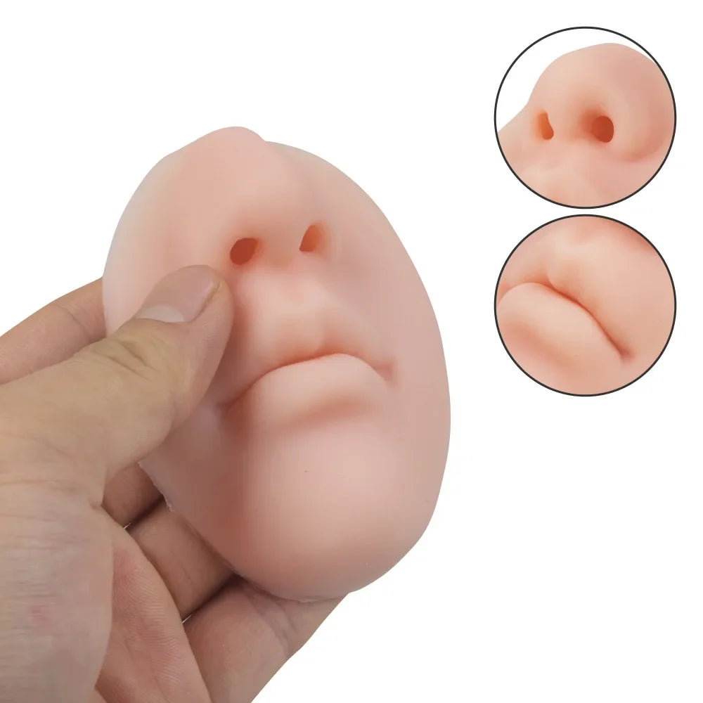 Silicone Nose Novelty Dispenser for Bathroom Pranks & Gag Gifts – Squeeze Fun Decor Wall Mount Joke Accessory for Kitchen Guest Surprise | Thomler