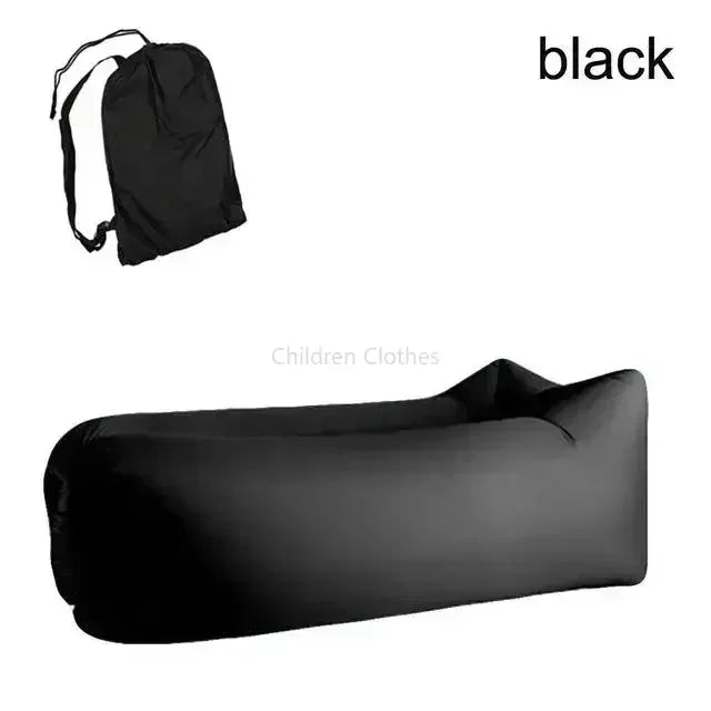 Portable Inflatable Lounger Chair for Camping Beach Park & Festivals – Fast Setup Air Couch with Headrest | Thomler