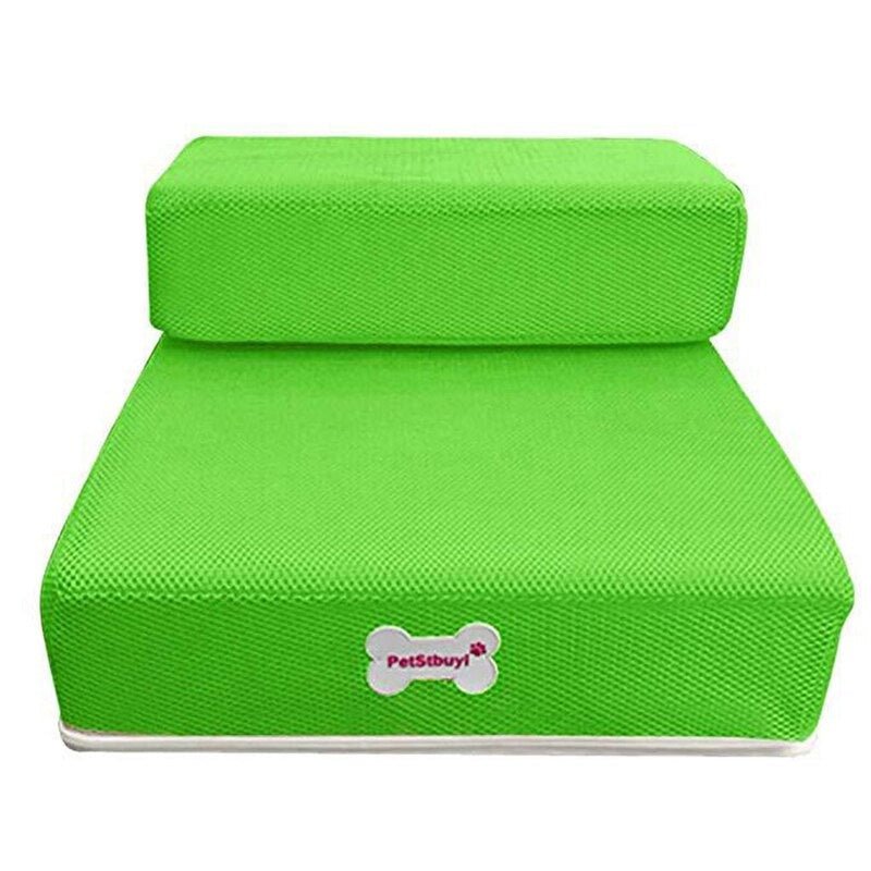 Pet Steps for Couch and Bed – 2-Tier Foam Ramp with Non-Slip Surface for Small Dogs and Cats | Thomler