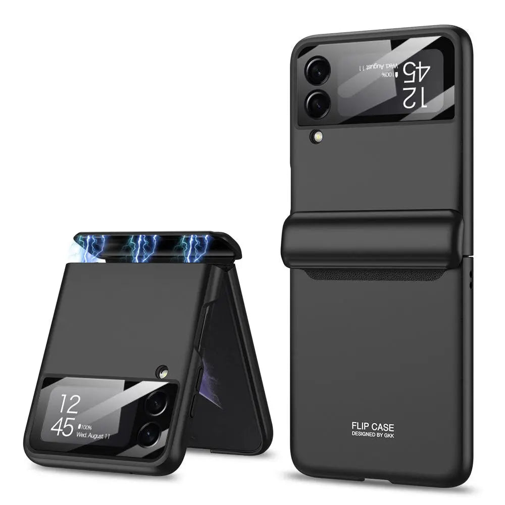 Galaxy Z Flip 4 Heavy-Duty Protective Case – Full-Coverage Shell with Wireless Charging Support & Impact-Resistant Corners for Samsung | Thomler