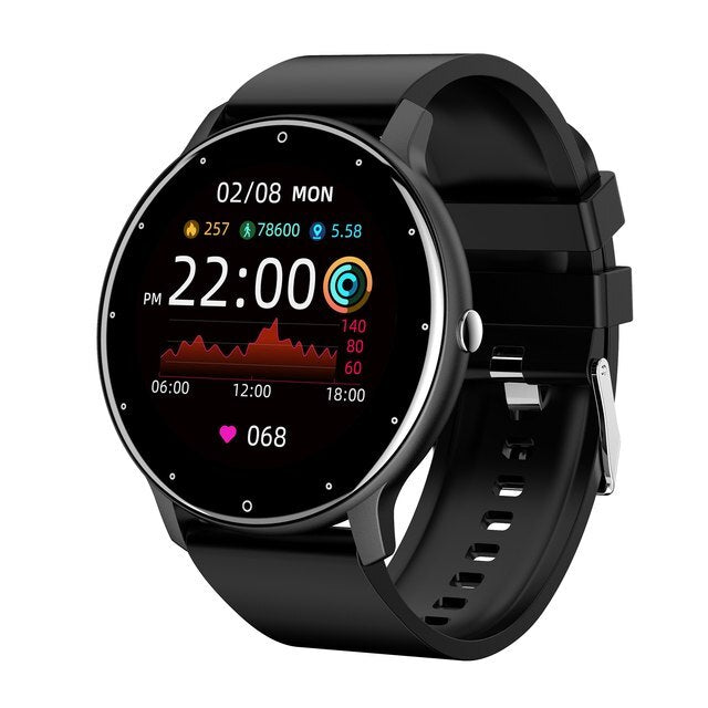 Ultra-Slim Fitness Tracker Smartwatch with Heart Rate Monitor, Sleep Tracking & IP67 Water Resistance for iPhone & Android – Full Touch | Thomler