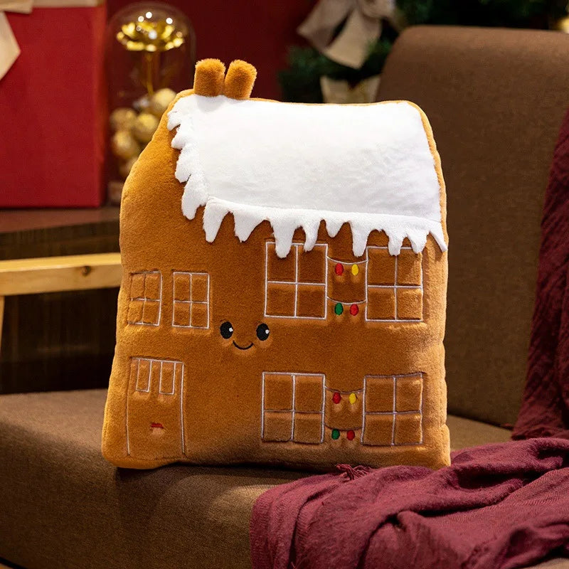 Holiday Plush Throw Pillow – Festive Character Cushion for Christmas & New Year Home Decor | Thomler