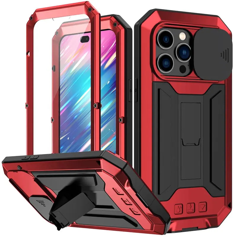 Military-Grade iPhone 14/13 Case with Built-In Screen Shield – Full-Body Defense for Drop, Scratch & Impact | Thomler