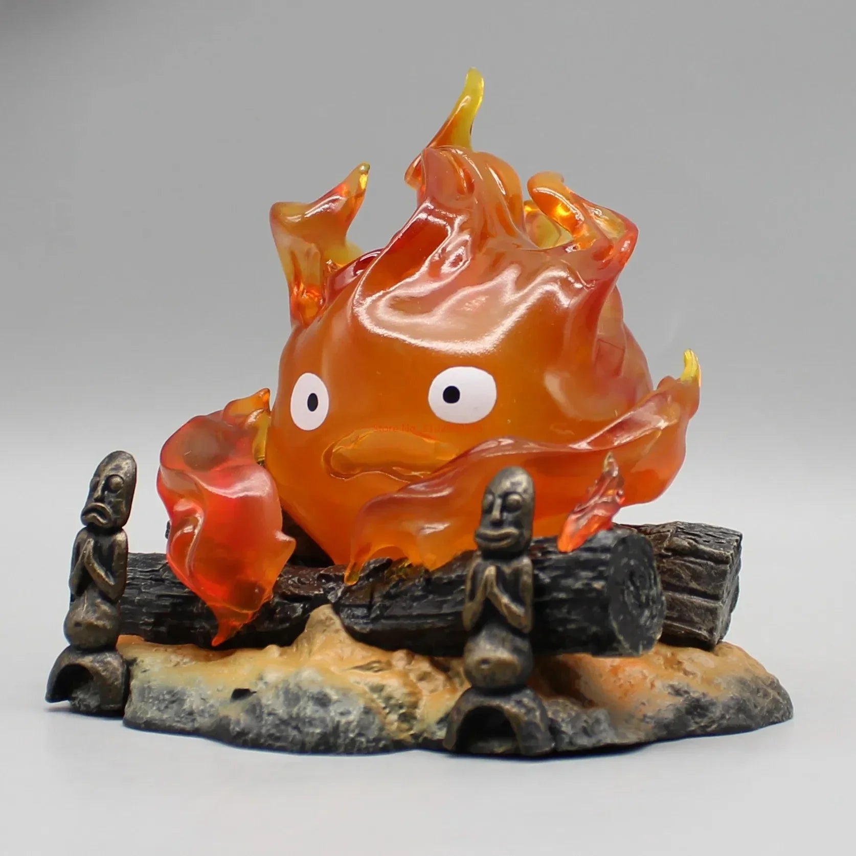 Glowing Flame Cartoon Collectible Figure | Glow-in-the-Dark Anime Character Statue for Shelf Display & Home Decor | PVC Figurine Collectible | Thomler