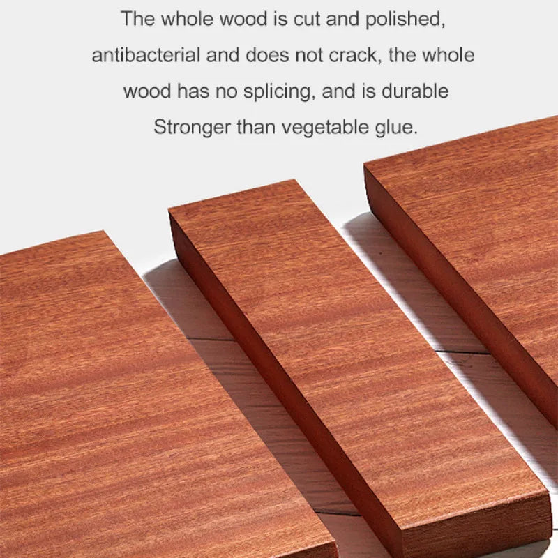 Solid Hardwood Cutting Board – Antimicrobial, Crack-Resistant, Untreated Dark Wood Chopping Block for Kitchen | Thomler