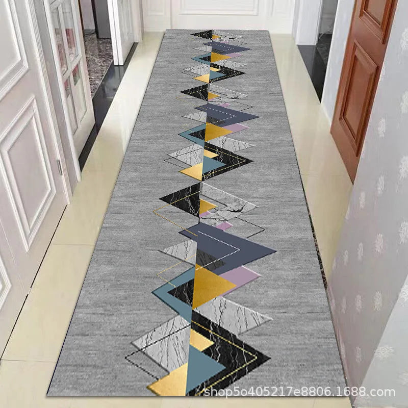 Moroccan-Style Hallway Runner Rug – Non-Slip Washable Entryway Floor Mat for Corridors, Stairs & Long Walkways | Thomler