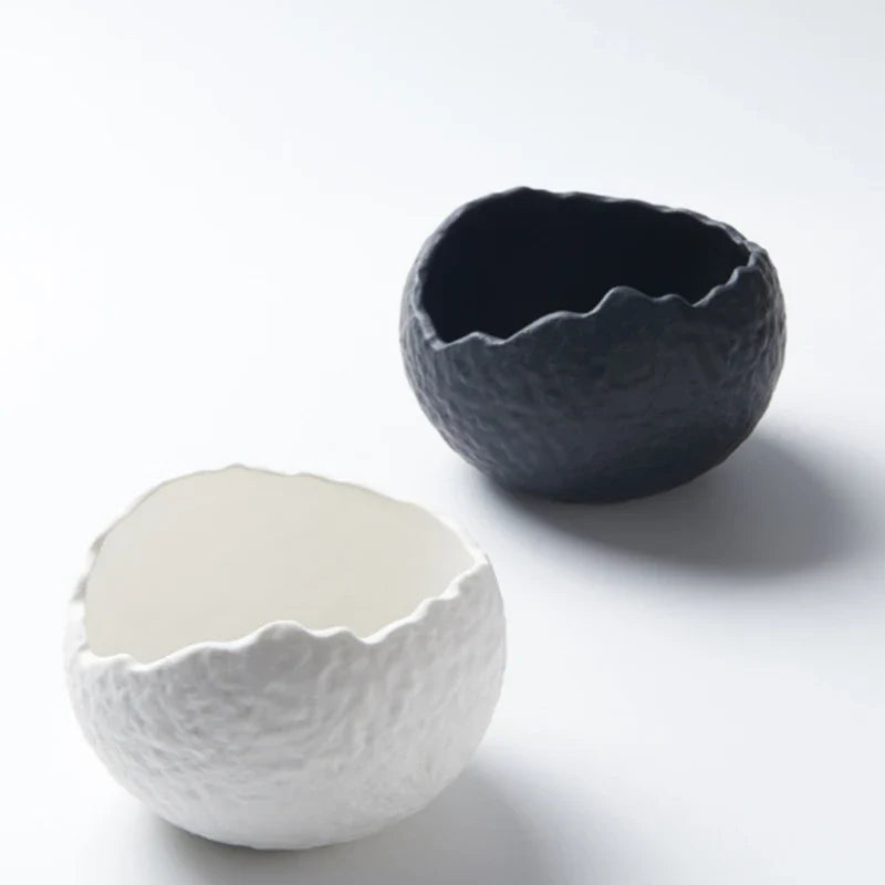 Ceramic Bowl Fine Porcelain 7.9 in Modern Dining Dessert Snack Serving Dish | Thomler
