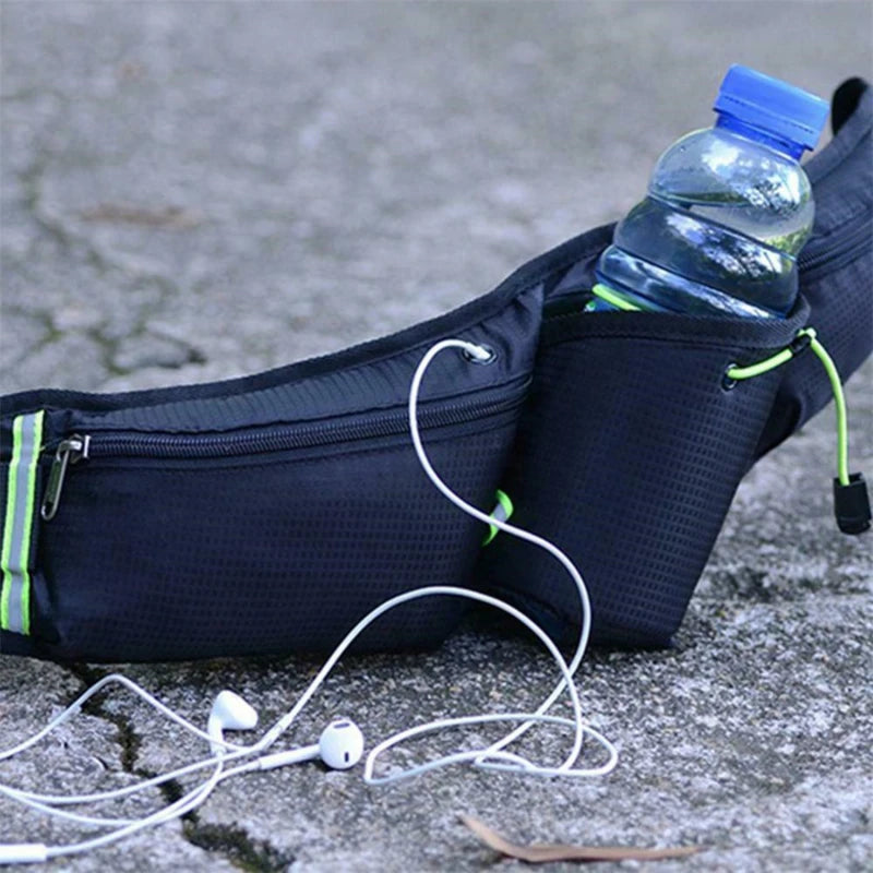Hands-Free Hydration Waist Pouch for Runners – Stable Flask Carrier & Phone Storage | Thomler