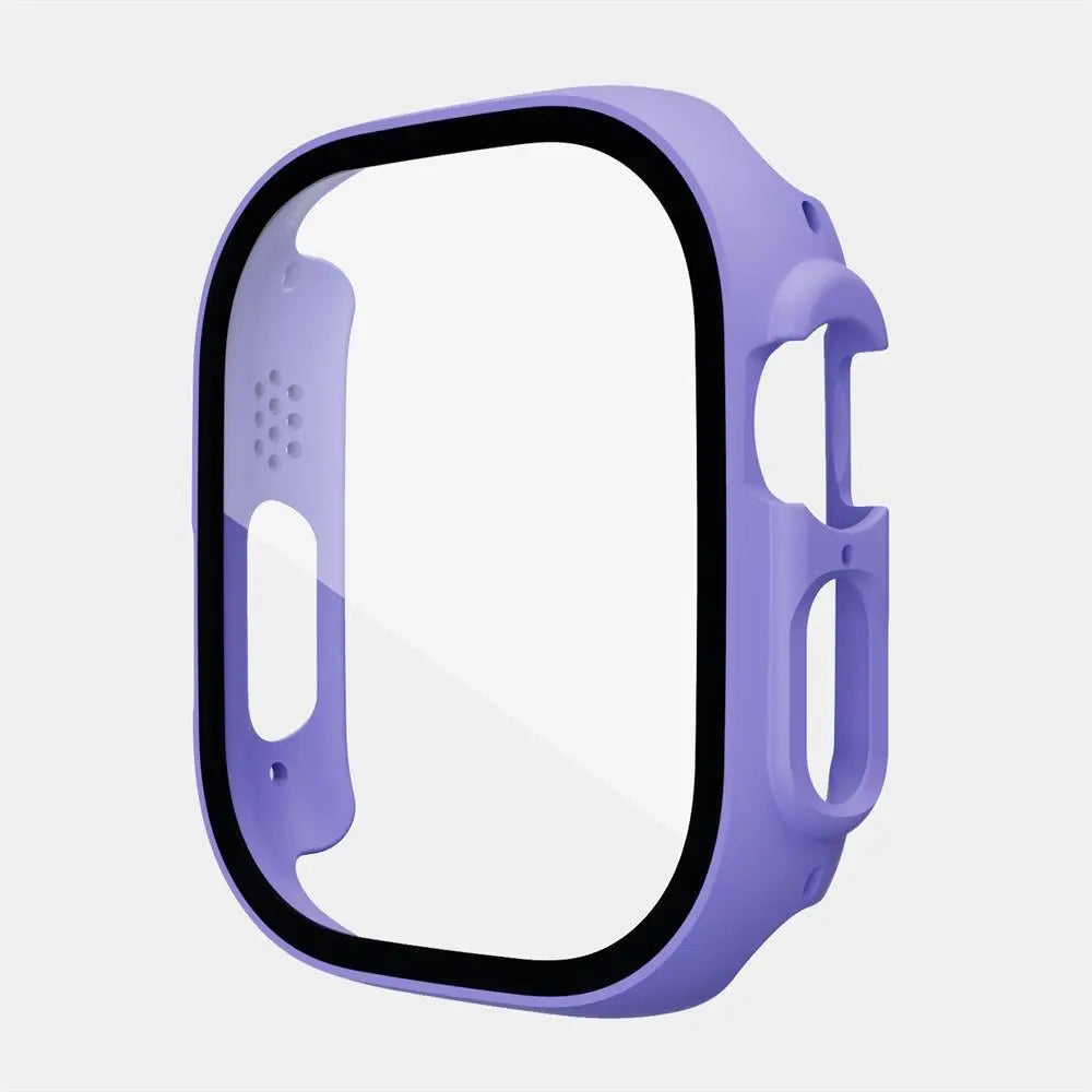 Protective Shell with Tempered Glass Screen Guard for 49mm Apple Watch Ultra Series – Full-Body Snap-On Design | Thomler