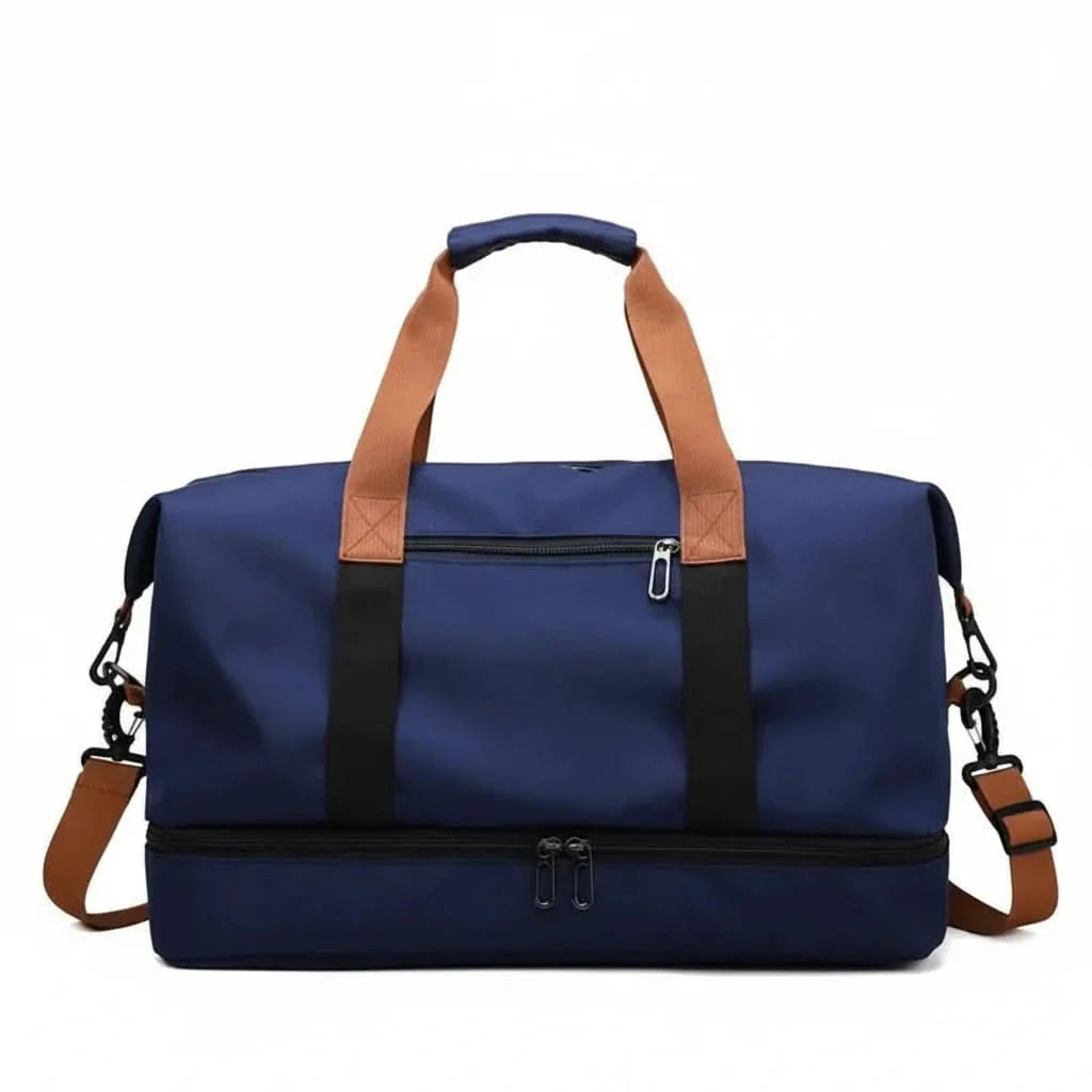 Weekender Duffel with Separate Shoe Pocket and Wet Gear Storage for Training, Sports and Travel | Thomler