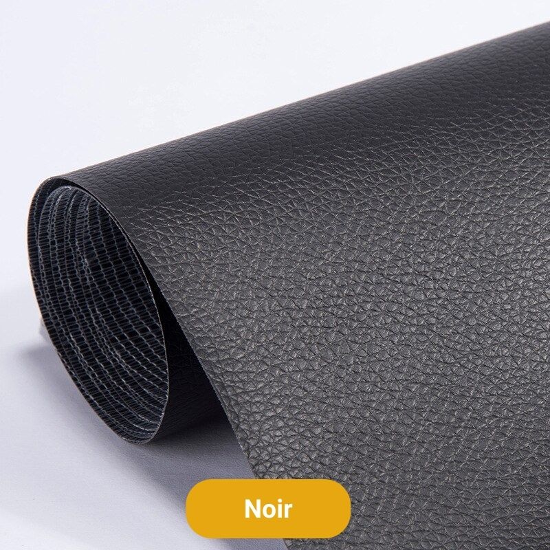 Peel-and-Stick Upholstery Repair Sheet for Furniture, Car Interiors & Bags – 20×54 in Leather-Look Adhesive Patch | Thomler