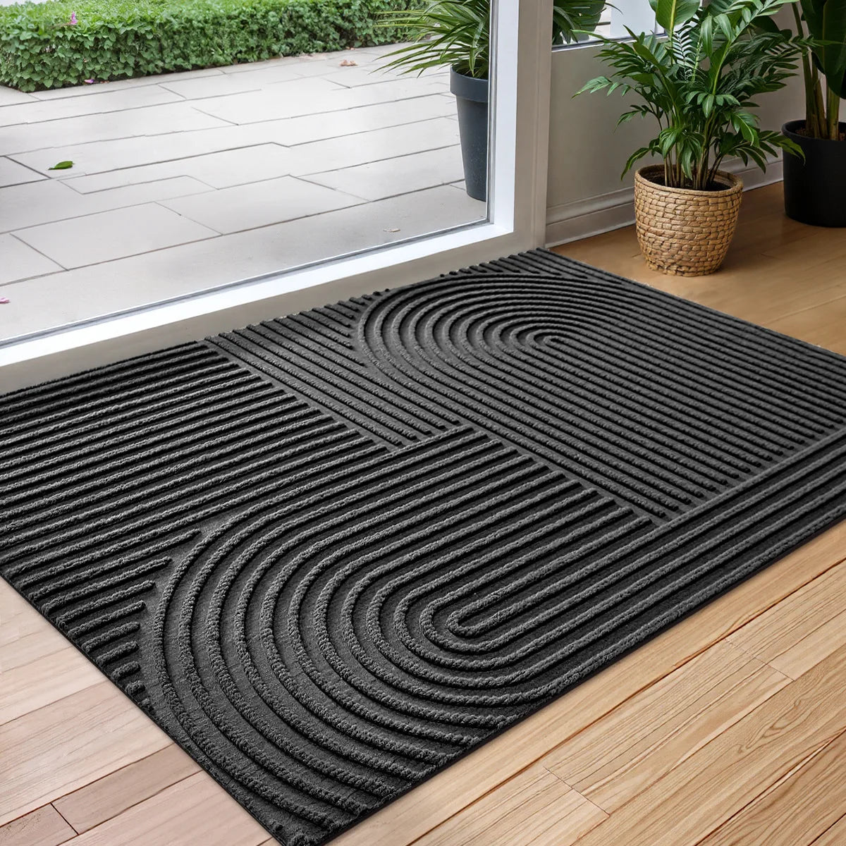 Indoor Outdoor Doormat Absorbent Non-Slip Entryway Floor Mat for Front Door Hallway Kitchen Bathroom Quick Dry Dirt Trapping Rug | Thomler
