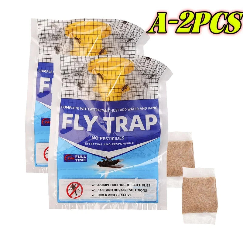 Outdoor Fly Trap with Water-Activated Attractant – Disposable Hanging Design for Yard & Patio | Thomler