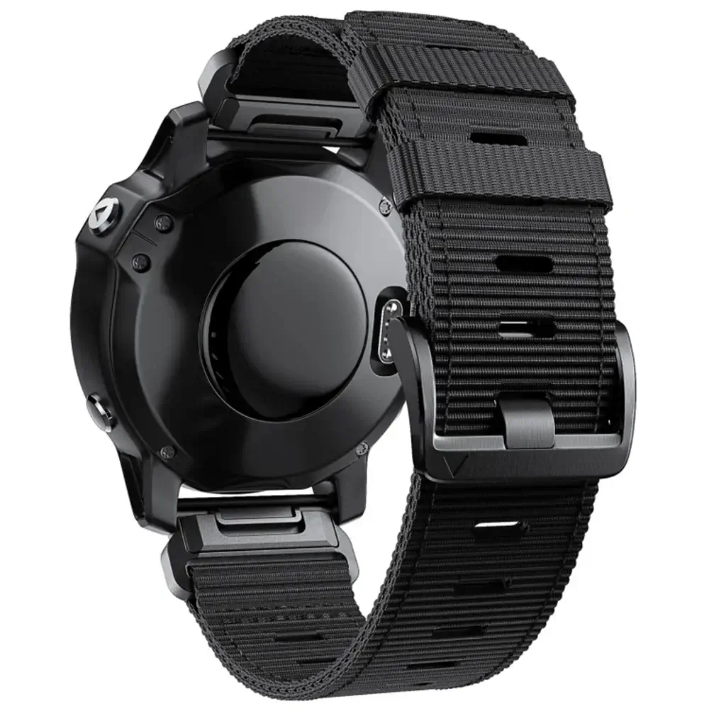 Tactical Woven Smartwatch Strap | Quick-Release Replacement Band for Fitness Tracking | Adjustable Lightweight Nylon Wristband | Thomler