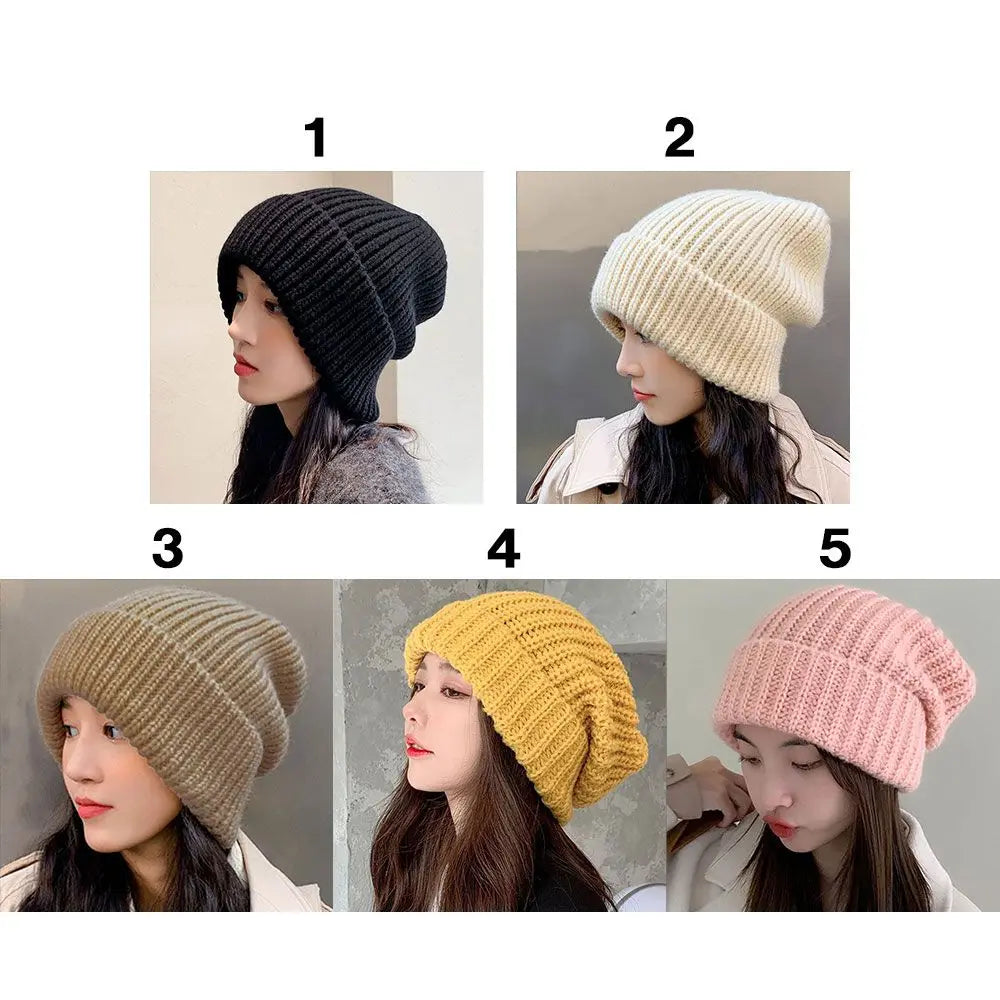 Unisex Ribbed Knit Beanie Hat – Soft Stretchy Winter Skull Cap for Men & Women, Everyday Casual Headwear | Thomler