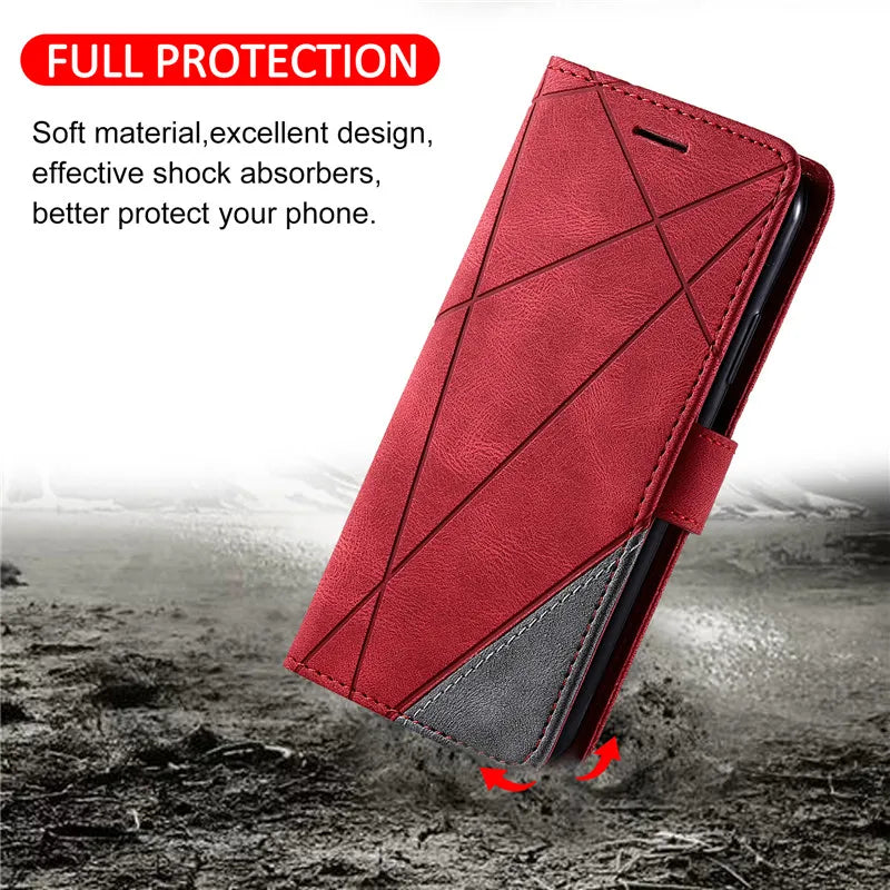 Magnetic Flip Wallet Case for Samsung Galaxy A Series — Premium PU Leather with Card Slots & Secure Closure | Thomler