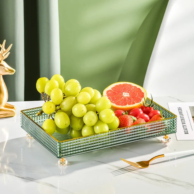 Snack Tray Durable Plastic 12.6 in Compartmented Turkish Treats Entertaining Serving Platter Sweet Savory Snacks | Thomler