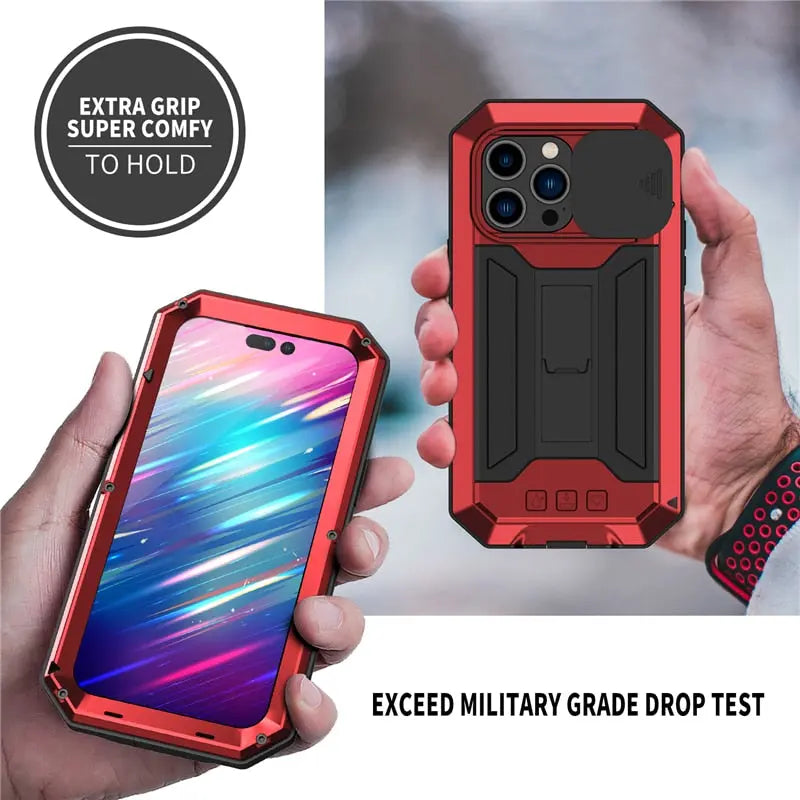 Military-Grade iPhone 14/13 Case with Built-In Screen Shield – Full-Body Defense for Drop, Scratch & Impact | Thomler