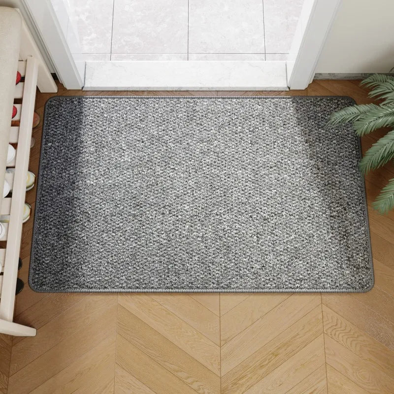 Woven-Look Outdoor Entrance Mat with Non-Slip Backing – Weather-Resistant Polypropylene Doorway Rug for Front Door, Patio & Hallway | Thomler