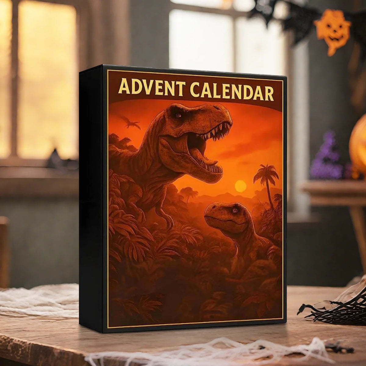 Dinosaur Advent Calendar 24-Day Prehistoric Countdown for Kids Ages 6+ Holiday Gift with Mini Dino Toys | Thomler